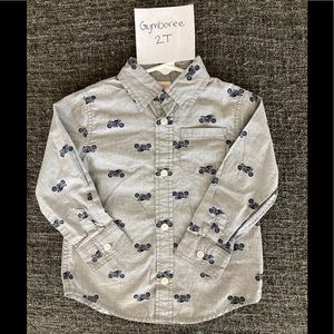 Gymboree, 2T, grey color (with motorcycles)
